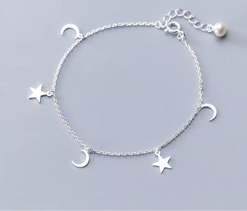 925 Sterling Silver Celestial Bracelet