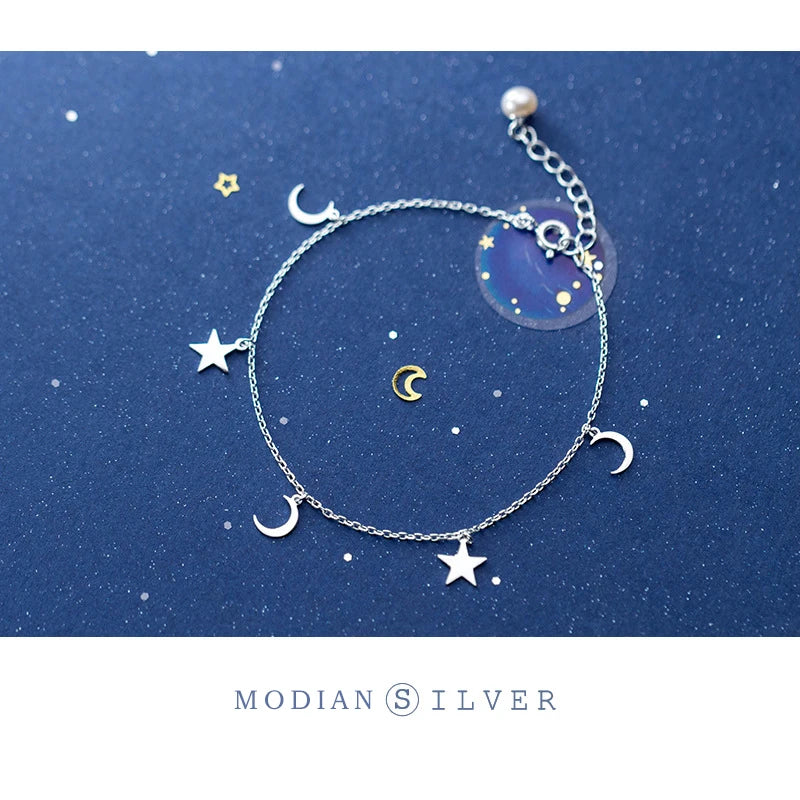 925 Sterling Silver Celestial Bracelet