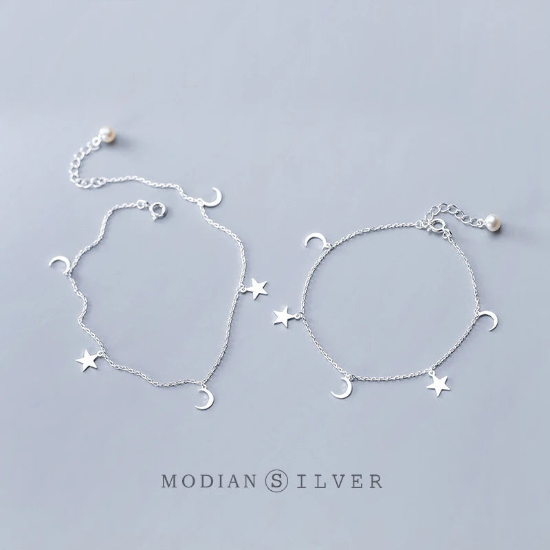 925 Sterling Silver Celestial Bracelet
