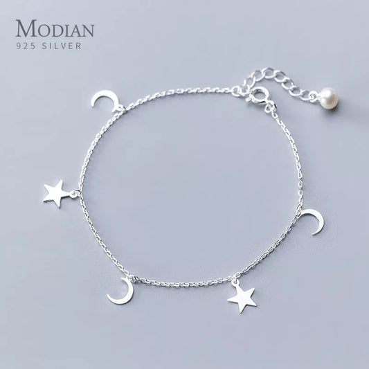 925 Sterling Silver Celestial Bracelet